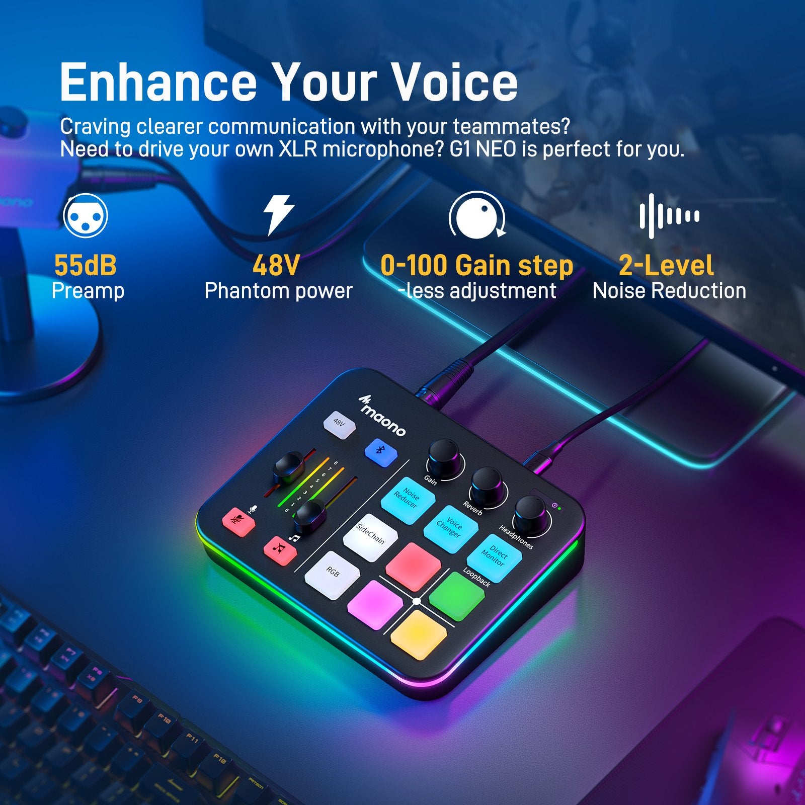 Maoncoaster G1 NEO audio mixer